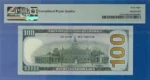 2017A FRN $100 One Hundred Dollars Bill Boston, PA55555553A, A/A Block