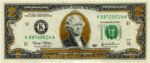 22k Gold Layered Uncirculated Two Dollar Bill - Special Edition Collectible