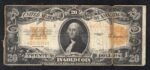 FR. 1187 1922 $20 TWENTY DOLLARS GOLD CERTIFICATE CURRENCY NOTE (C)