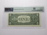 $1 2003 Near Solid Serial Number Federal Reserve Bank Note Bill UNC64 #55585555