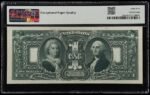 1896 $1 Silver Certificate 'Educational' note Fr.225 PMG 65 EPQ Radar serial